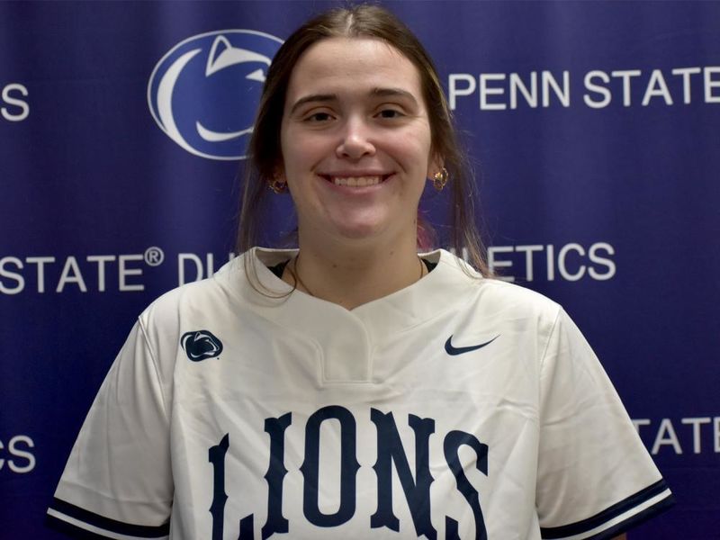 Penn State DuBois freshman softball player Natalie Bowser.