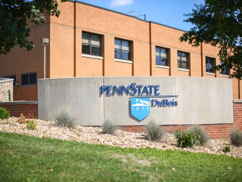 Penn State DuBois Sign outside of the Smeal Building