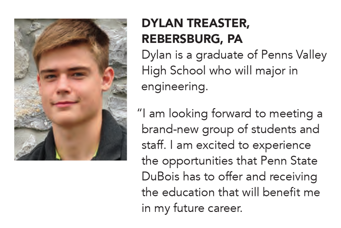 Honors Scholar Cohort 2019 Dylan Treaster