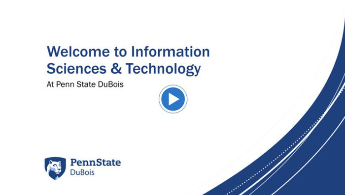 Dr. Jungwoo Ryoo, chancellor and chief academic officer, and Jason Long, program leader for the information technology program, recently discussed the new information technology degree. You can view the video at https://dubois.psu.edu/ist