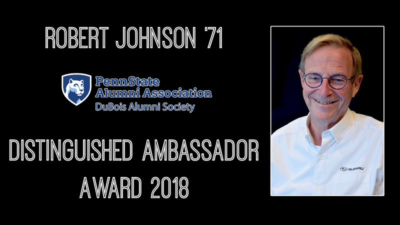 Robert Johnson 2018 Distinguished Ambassador