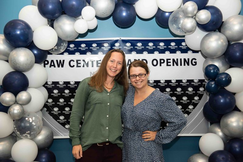 Attendees of the PAW Center grand opening