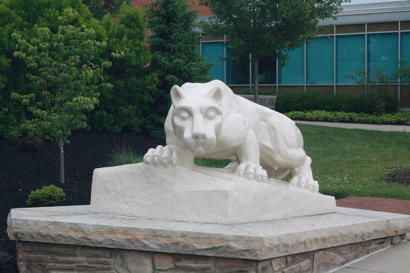 the Lion Shrine at Penn State DuBois