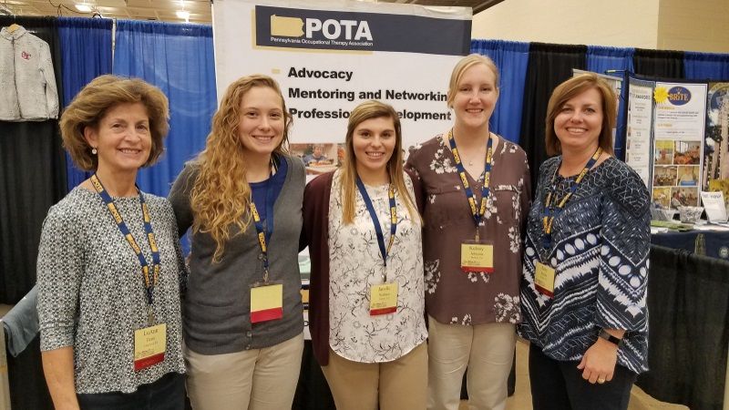 Faculty and students presented a short course at the Fall 2018 Pennsylvania Occupational Therapy Association Conference