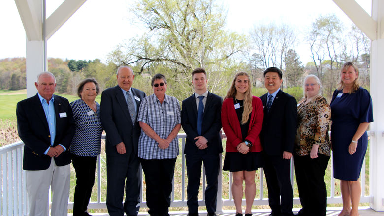 Left to right: Ed Nasuti, Della Nasuti, David Ross, Debbie Ross, Jason Plubell, Larissa James-LaBranche, Jungwoo Ryoo, Julie Frank, Jean Wolf