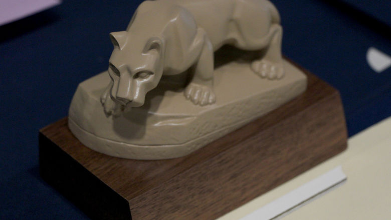 One of the numerous awards given out during the annual Recognition and Awards Banquet at Penn State DuBois