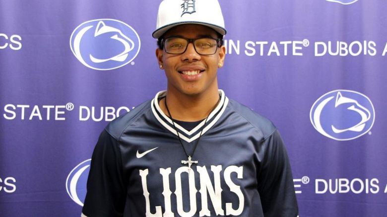 Penn State DuBois freshman baseball player Jorge Rodriguez