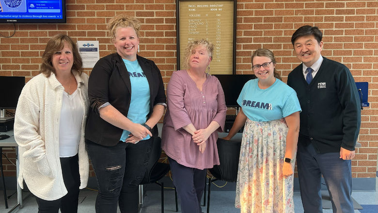 Members of the IDREAM team at Penn State DuBois who participated in the summer institute on equity in the academic experience.