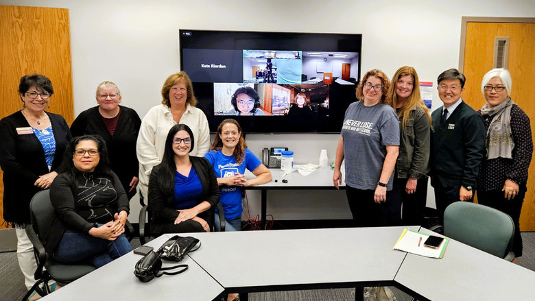 Members of the DuBois Toastmasters Club during the charter celebration meeting that took place on May 29.