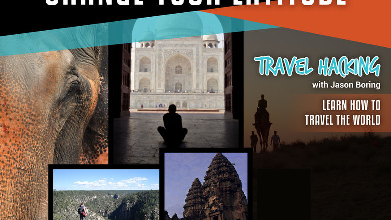 Change your latitude, a presentation by travel hacker Jason Boring, will take place in Hiller Auditorium, on the campus of Penn State DuBois, on Tuesday, Dec. 10, beginning at 7 p.m.