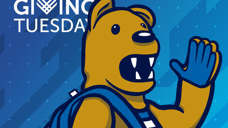 Nittany Lion Waving GivingTuesday
