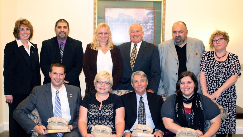 Alumni Awards Recipients for 2015. 