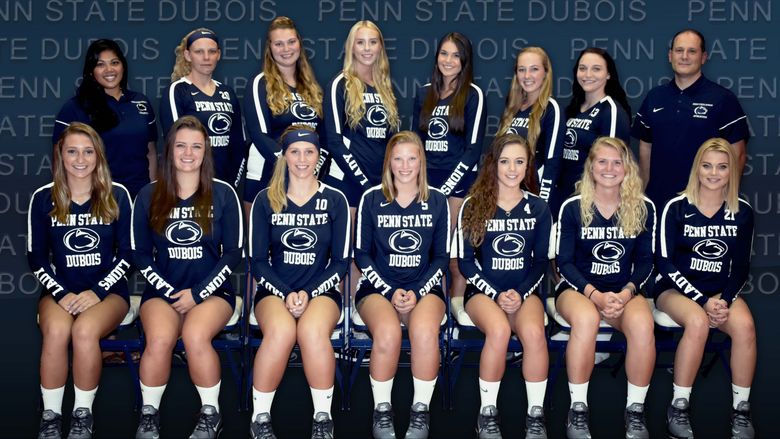 The 2018 Penn State DuBois Volleyball team