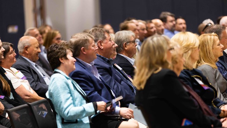 Audience at PAW Center grand opening