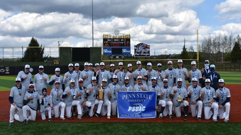 The Penn State DuBois baseball team was named the 3 time PSUAC Champions.
