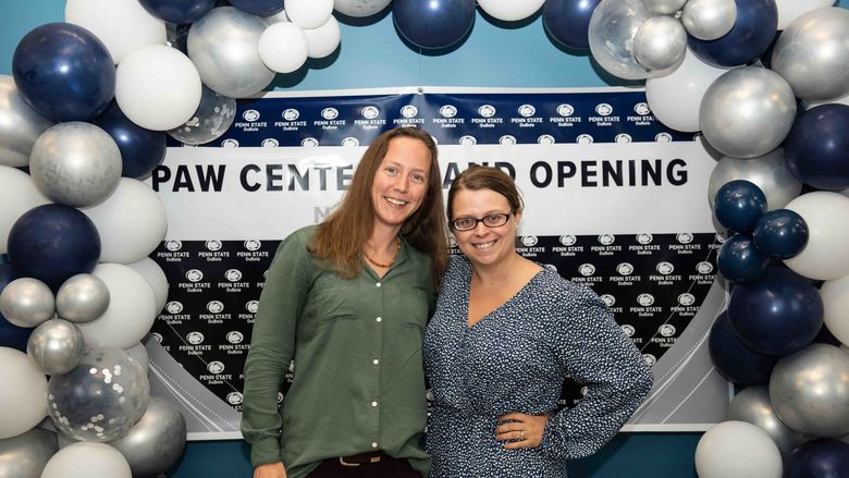 Attendees of the PAW Center grand opening