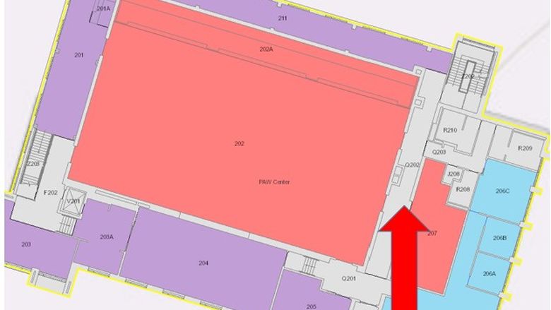 Meeting location on the day of the Commencement ceremony – Q202.