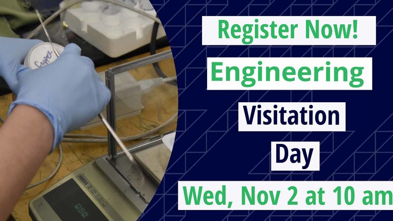 Engineering Visitation Day Wed Nov 2 @ 10 am