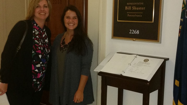In OT 109 students learn about the rule of legislation and advocacy as it relates to the profession of OT.  In September 2016, these students and faculty attended OT Hill Day in Washington D.C. to advocate for the field of OT.