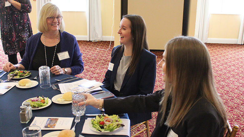 Donna Kohlhepp with Students