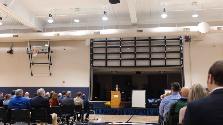 Audience at PAW Center grand opening