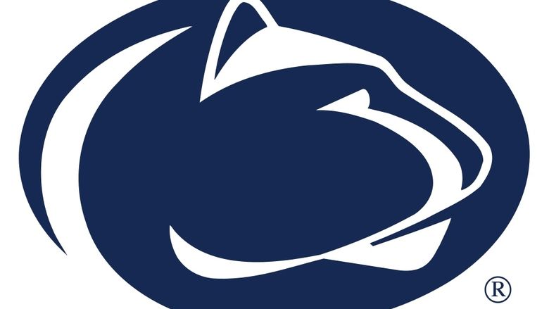Penn State Intercollegiate Athletics logo - Lion head in blue and white