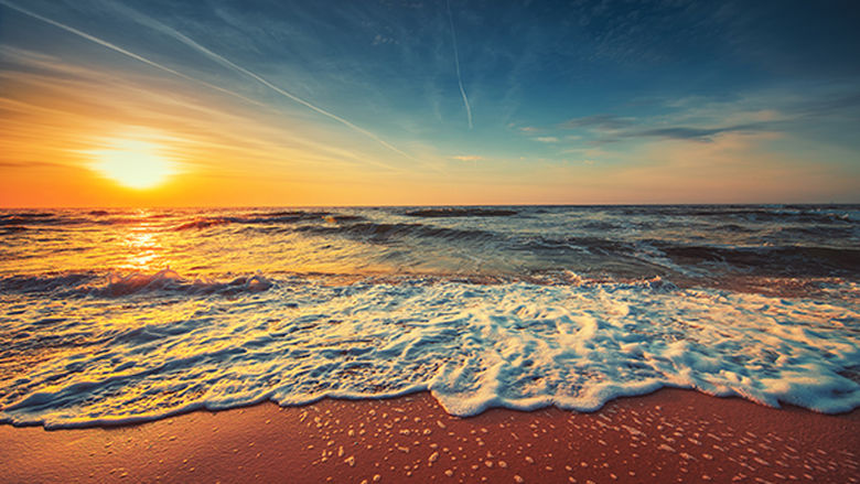 Ocean scene in Florida