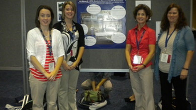 This is an example of students having opportunities to present OT related topics at the local, state, and national level.  These students and faculty presented a Carfit poster at the POTA conference.