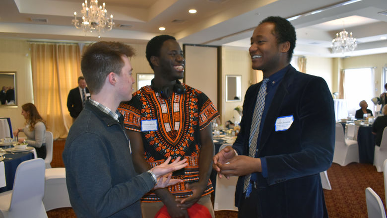 Students at Scholarship Luncheon
