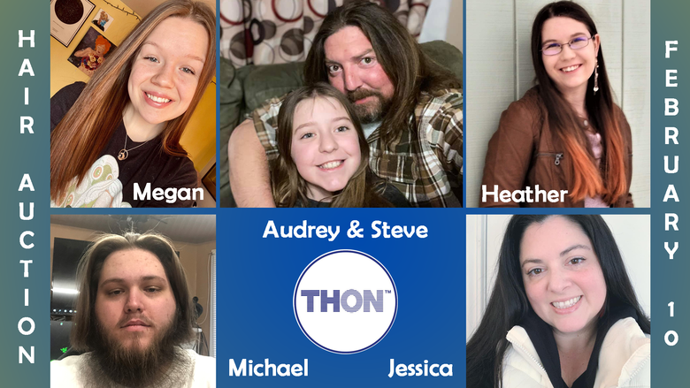 THON Hair Auction donors. 
