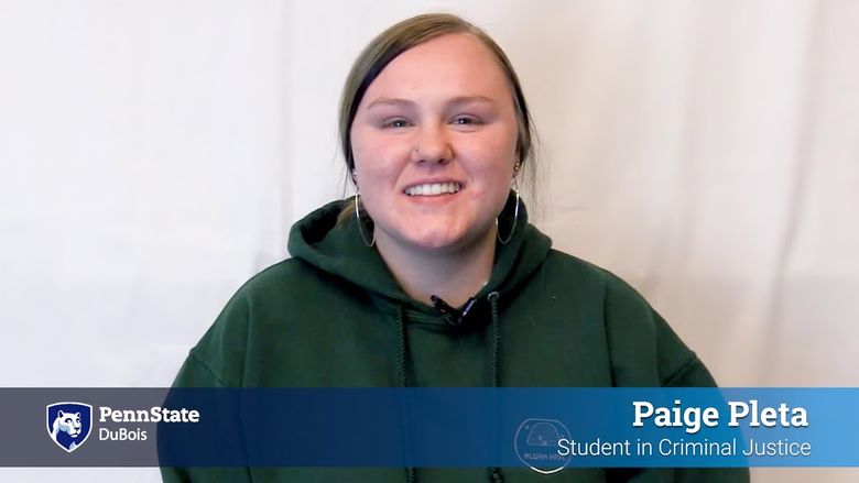 Paige Pleta - Criminal Justice Student