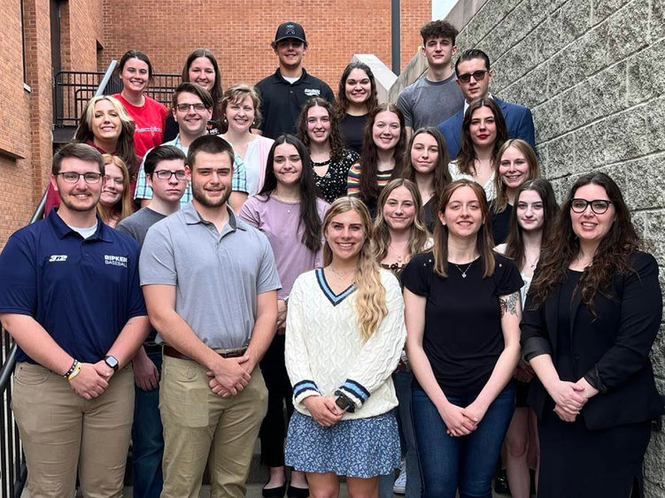 Penn State DuBois students were inducted into the Delta Mu Sigma Honor Society