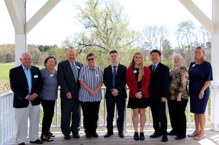 Left to right: Ed Nasuti, Della Nasuti, David Ross, Debbie Ross, Jason Plubell, Larissa James-LaBranche, Jungwoo Ryoo, Julie Frank, Jean Wolf