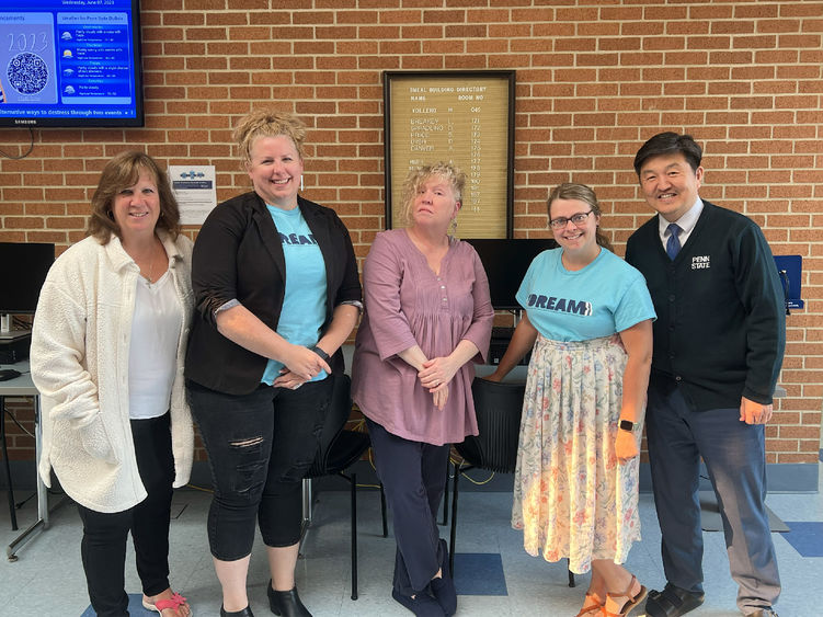 Members of the IDREAM team at Penn State DuBois who participated in the summer institute on equity in the academic experience.