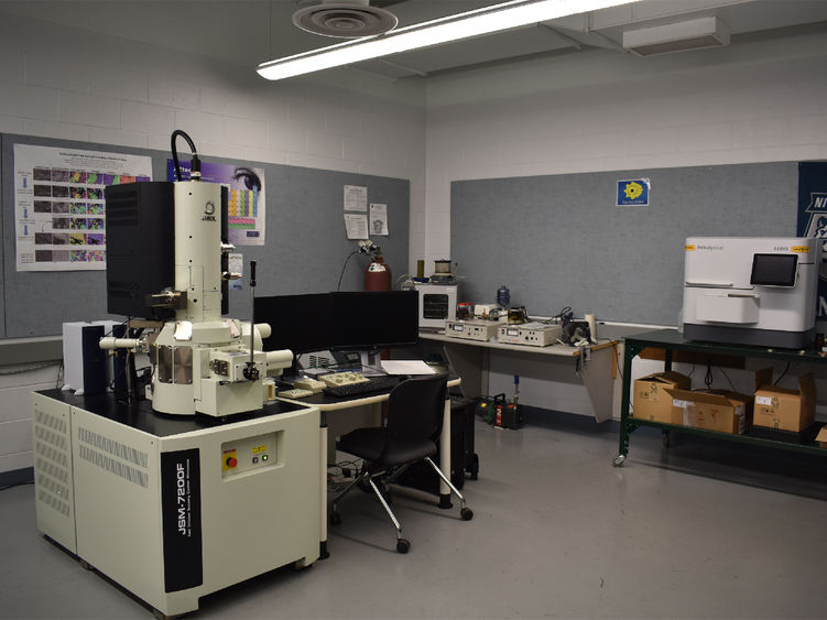 Some of the equipment available for students to use in one of the engineering lab rooms on campus at Penn State DuBois