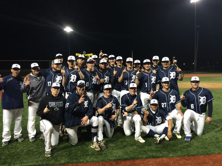 The Penn State DuBois Baseball Team 