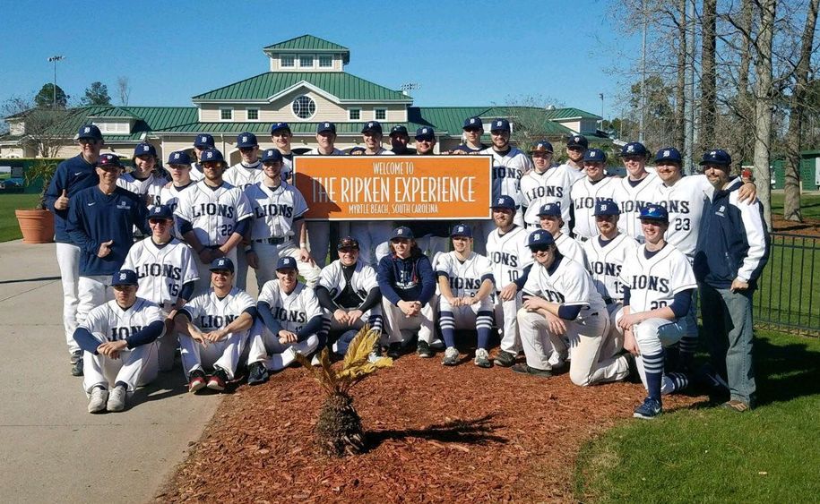 The DuBois baseball team at the Ripken Experience in Myrtle Beach, SC.