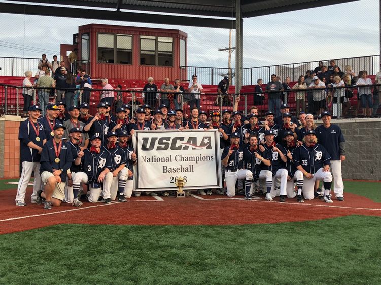 The Penn State DuBois 2018 Small College World Series Champions