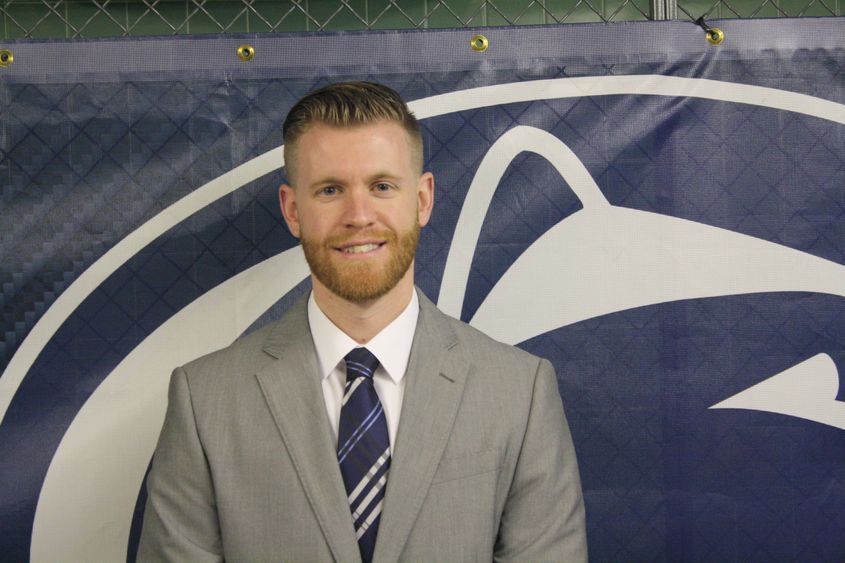  Penn State DuBois Men's Basketball Coach Dylan Howrd. 