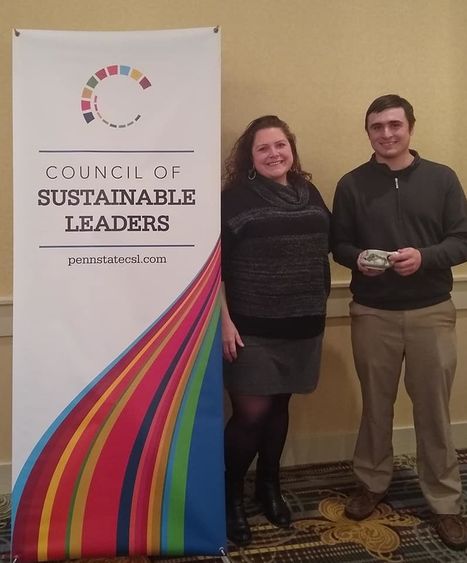 Assistant Teaching Professor of Wildlife Technology Keely Roen with student Eli DePaulis