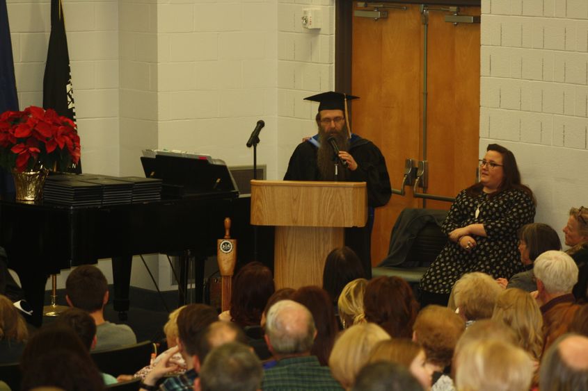 Instructor in Mathematics and DuBois Educational Foundation Educator of the Year John Tolle.