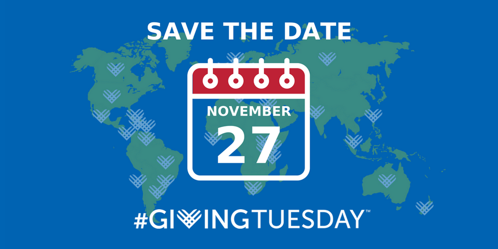 Giving Tuesday, November 27. 