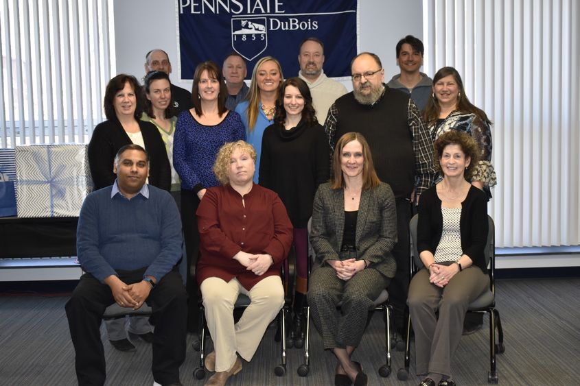 Some faculty and staff members at Penn State DuBois were recognized on Thursday for their length of service to the campus.