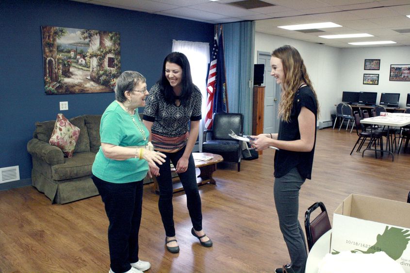 PTA students at DuBois Senior Center