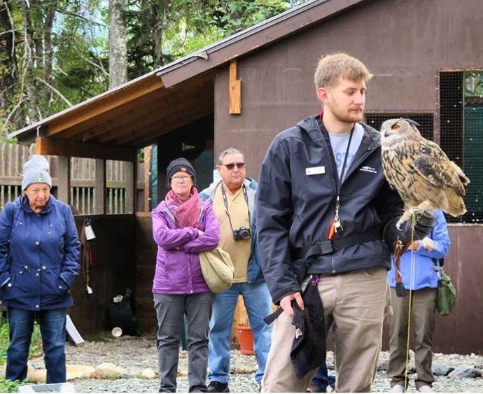 Josh Sanko runs and avian workshop in Alaska.
