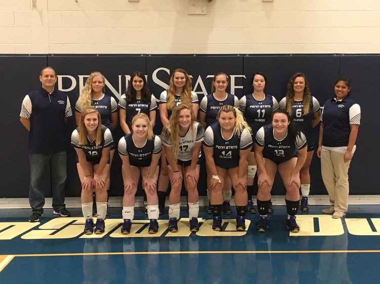The 2017 Penn State DuBois Volleyball Team. 