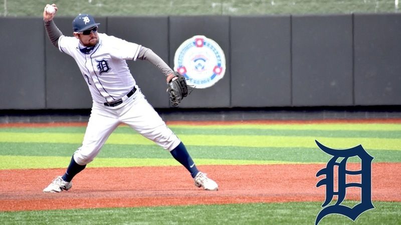 Trevor Hanna started on the mound in game one.