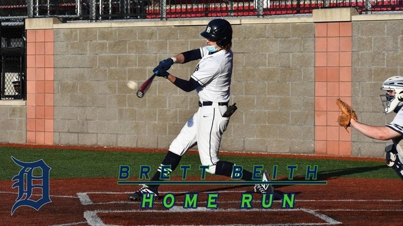 Brett Beith scored his first collegiate home run on Wednesday. 