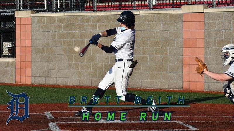 Brett Beith scored his first collegiate home run on Wednesday.