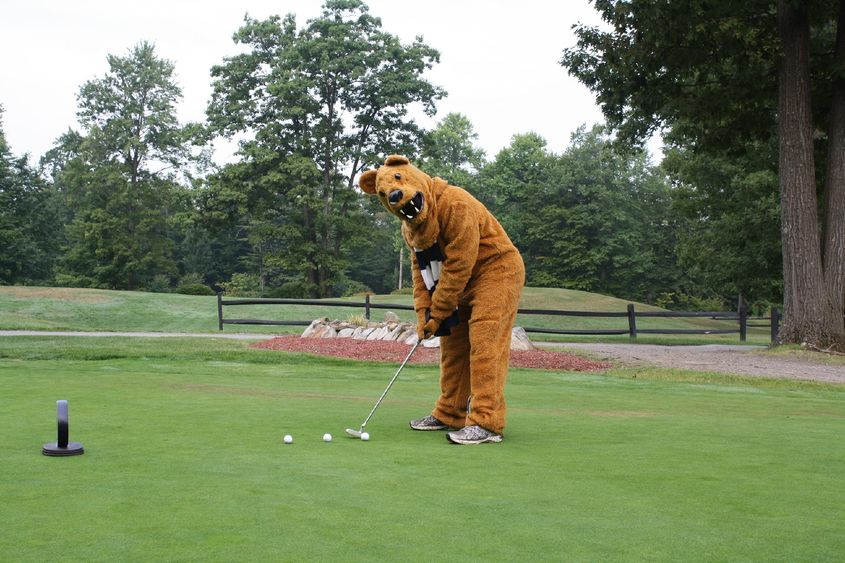 The Nittany Lion on the Golf Course 
